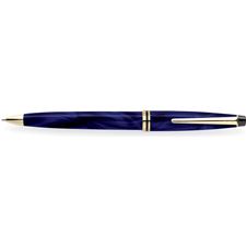 Picture of Cross Radiance Oceania Blue Gold Trim Ballpoint Pen