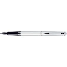 Picture of Waterman Hemisphere Essential White Chrome Trim Rollerball Pen
