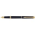 Picture of Waterman Hemisphere Essential Black Gold Trim Fountain Pen Fine Nib