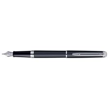 Picture of Waterman Hemisphere Essential Matte Black Chrome Trim Fountain Pen Fine Nib