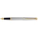 Picture of Waterman Hemisphere Essential Stainless Steel Gold Trim Fountain Pen Medium Nib