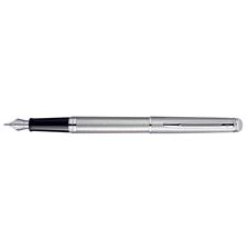 Picture of Waterman Hemisphere Essential Stainless Steel Chrome Trim Fountain Pen Medium Nib