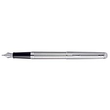 Picture of Waterman Hemisphere Essential Stainless Steel Chrome Trim Fountain Pen Fine Nib