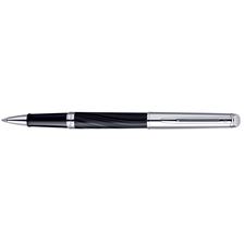 Picture of Waterman Hemisphere Essential Deluxe Silky Black Chrome Trim Rollerball Pen