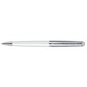 Picture of Waterman Hemisphere Essential Deluxe White Chrome Trim Ballpoint Pen