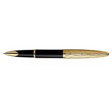 Picture of Waterman Carene Deluxe Black And Gold Rollerball Pen