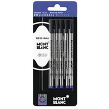 Picture of Montblanc Rollerball Refills Blue Medium 5 Per Pack