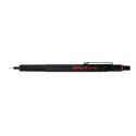 Picture of Rotring 600 Black Knurled Grip 0.7 Mechanical Pencil - Red Lettering