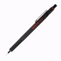Picture of Rotring 600 Old Style Black Knurled Grip 0.5 Mechanical Pencil - Red Lettering