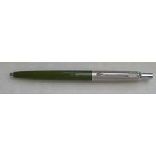 Picture of Parker Mini Jotter Olive Ballpoint Pen Made in USA Brass Thread