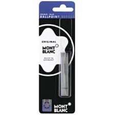 Picture of Montblanc Meisterstuck Mozart Ballpoint Refills Blue Medium 5 Per Pack