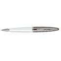 Picture of Waterman Carene Deluxe Contemporary White And  Gun Metal ST Ballpoint Pen