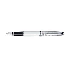 Picture of Waterman Expert Deluxe White Fountain Pen Medium Nib