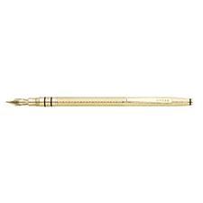 Picture of Cross Spire Golden Shimmer Fountain Pen Medium Nib Pen