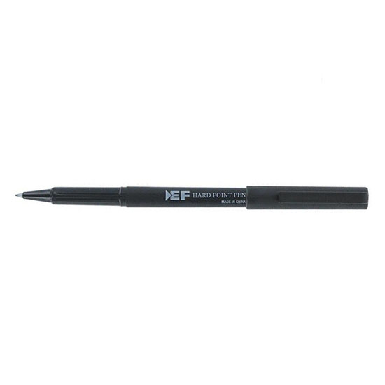 Eberhard Faber Black Hard Point Plastic Tip Fine Point Pen Dozen