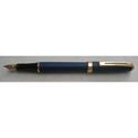 Picture of Sheaffer Prelude Navy Matte Gold Trim Fountain Pen Medium Nib