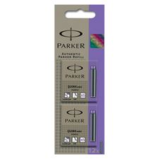 Picture of Parker Quink Mini Ink Fountain Pen Cartridges Purple Dozen