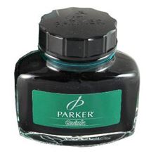 Picture of Parker Quink Bottled Ink Permanent Green