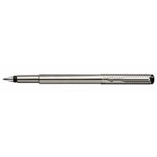 Picture of Parker Vector Premium Classic Stainless Steel Chiselled Fountain Pen Medium Nib