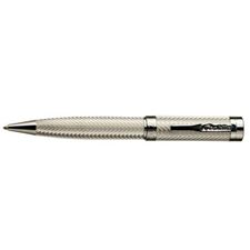 Picture of Conklin Herringbone Brilliant Silver BallPoint Pen