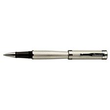Picture of Conklin Herringbone Brilliant Silver Rollerball Pen