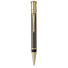 Picture of Parker Duofold Chocolate Pinstripe Ballpoint Pen