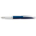 Picture of Cross ATX Translucent Blue Lacquer  Fountain Pen Fine Nib