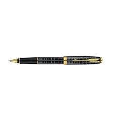 Picture of Parker Sonnet Dark Grey Gold Trim Rollerball Pen