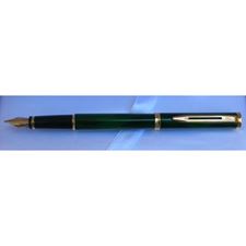 Picture of Waterman Preface Escapist Green Gold Trim Fountain Pen Medium Nib