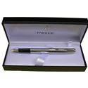 Picture of Parker Sonnet Cannelle Lacquer Chrome Fountain Pen Medium Nib