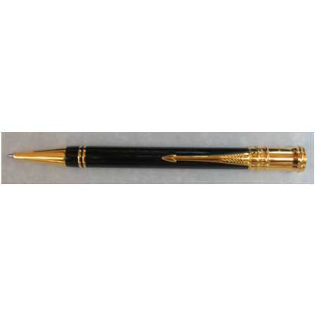 Stratton Roller Ball Pen Classic Black & Gold Tone 