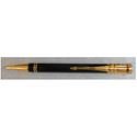Picture of Parker Duofold Black Gold Trim Ballpoint Pen Flat Top - Collectible