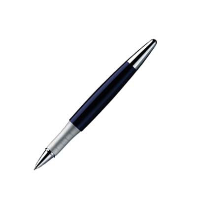 Fountain Pen & Ballpoint Pen Blue-Silver Rotring Initial Set Blue Cigar Case 