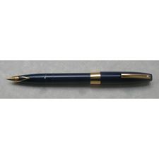 Picture of Sheaffer 550 Blue Fountain Pen 14 Kt Fine Nib - Collectible