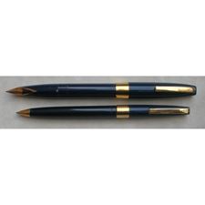 Picture of Sheaffer 550 Blue Fountain Pen Fine Nib & Ballpoint Pen Set