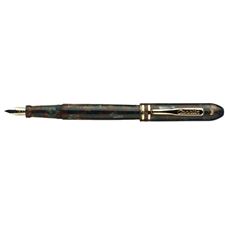 Picture of Conklin Symetrik Blue And Brown Fountain Pen Medium Nib