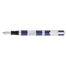 Picture of Monteverde Regatta Blue And White Fountain Pen Fine Nib