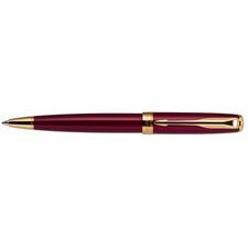 Picture of Parker Sonnet Mini Red Lacquer Gold Trim Ballpoint Pen