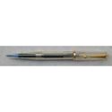 Picture of Reform Clear Gold Trim Rollerball Pen