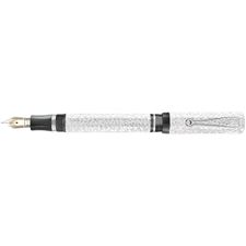 Picture of Montegrappa Privilege Gioiello Arctic Silver Fountain Pen -Medium Nib