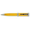 Picture of Conklin Herringbone Golden Yellow Blue Ballpoint Pen