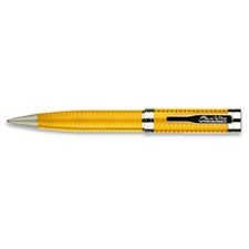Picture of Conklin Herringbone Golden Yellow Blue Ballpoint Pen