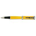 Picture of Conklin Herringbone Golden Yellow Blue Rollerball Pen