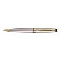 Picture of Waterman Expert New Generation Stainless Steel Gold Trim Ballpoint Pen