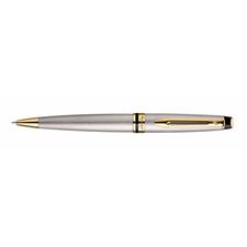 Picture of Waterman Expert New Generation Stainless Steel Gold Trim Ballpoint Pen