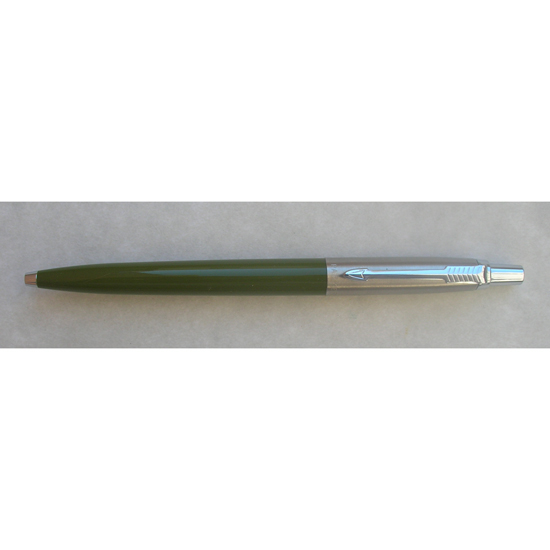 Parker Jotter Light Blue Ballpoint Pen  Black Ink Made In Usa Brass New 