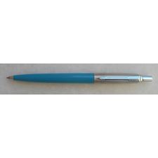 Picture of Parker Jotter Made in USA Varsity Blue Ballpoint Pen with Brass Thread