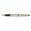 Picture of Waterman Expert New Generation Stainless Steel Gold Trim Fountain Pen Medium Nib