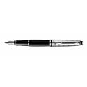 Picture of Waterman Expert New Generation Deluxe Black Chrome Trim Fountain Pen Fine Nib