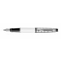 Picture of Waterman Expert New Generation Deluxe White Chrome Trim Fountain Pen Medium Nib